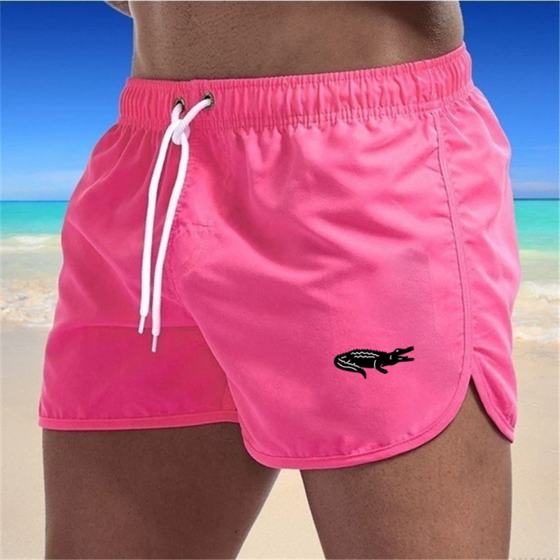 Модные пляжные многоцветные спортивные шорты, коллекция 2021, Aliexpress, полиэстер