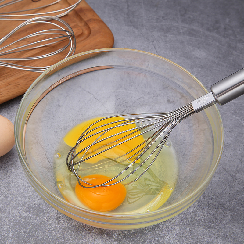 Handmixer aus Edelstahl, Backwerkzeug, Rührgerät, Eierquirl, Küchenhelfer_voghion.com