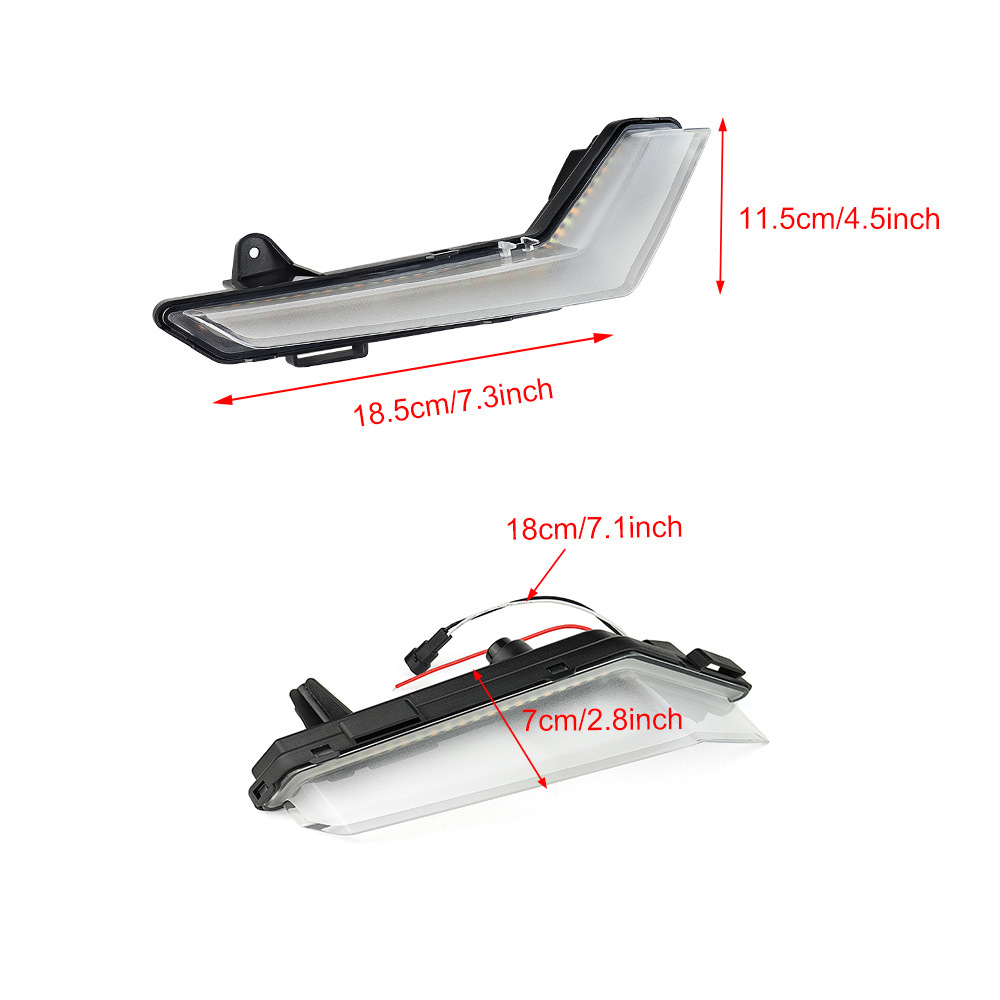 ATV adecuado para Can-Am Defender Max2020 2021 2022 Luz de marcha diurna luz de giro