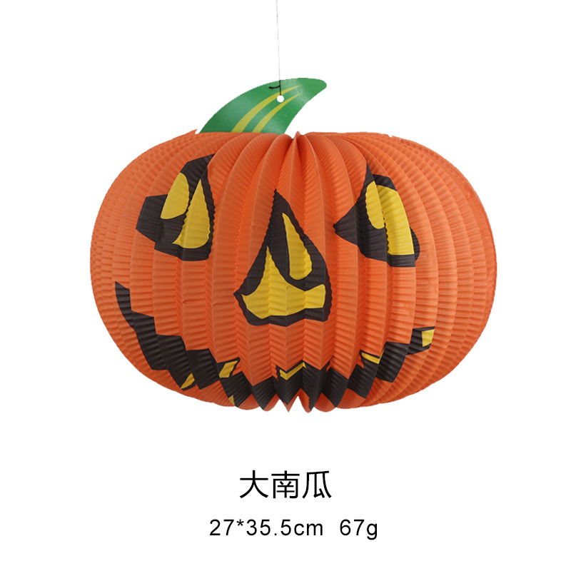 Amazon venta caliente araña fantasma murciélago papel colgante colgante jardín de infantes barra tela Halloween decoración al por mayor