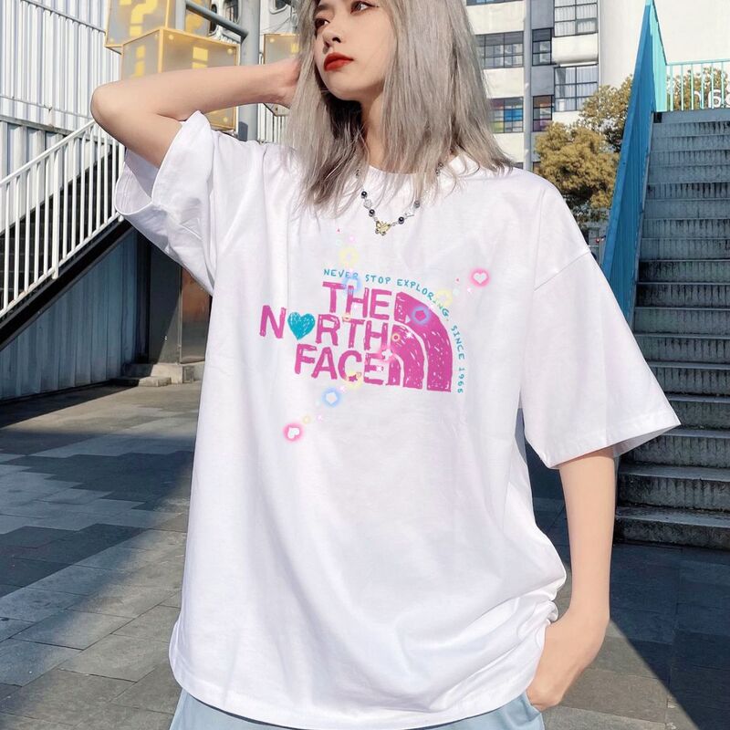 2026 North Face Short-Sleeve T-Shirt Unisex Summer Pure Cotton Breathable Round-Neck Half-Sleeve Shirt Original Label Correct Version in Stock 2026 North Face Short-Sleeve T-Shirt Unisex Summer Pure Cotton Breathable Round-Neck Half-Sleeve Shirt Original Label Correct Version in Stock