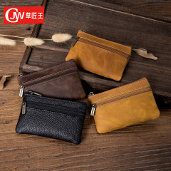 小零錢包男女迷你卡包復古頭層牛皮手工原創超薄真皮駕駛證鑰匙包