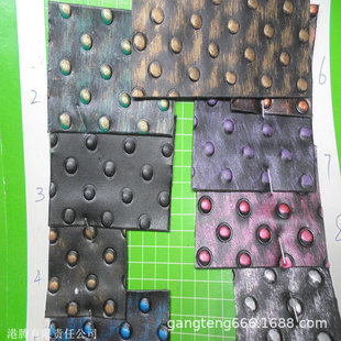 Protruding Bubble Leather, High-End Metal Film, Round Raised Leather, Ball Pattern Retro, Polka Dot Particles, Pearl Dots
