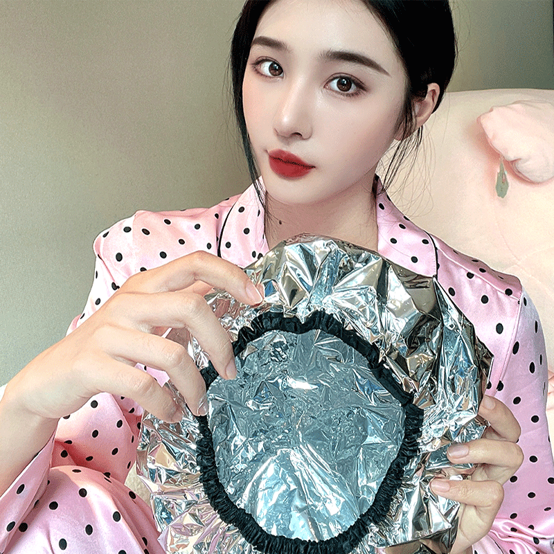 Yadesheng 8815 Hair Salon Professional Deep Conditioning Tool Magic Thick Bath Cap Foil Aluminum Tin Hat Wholesale
