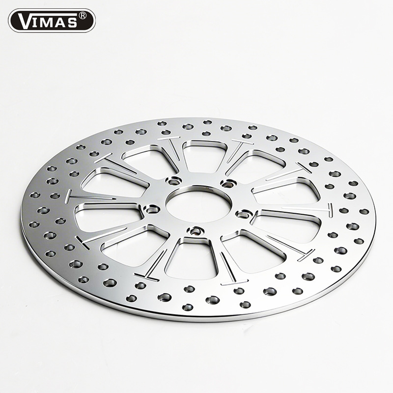 Direct Sales from the Source Factory: Integrated Brake Discs Front 11.8inch and Rear 11.5inch Suitable for Harley Dyna and Softail
