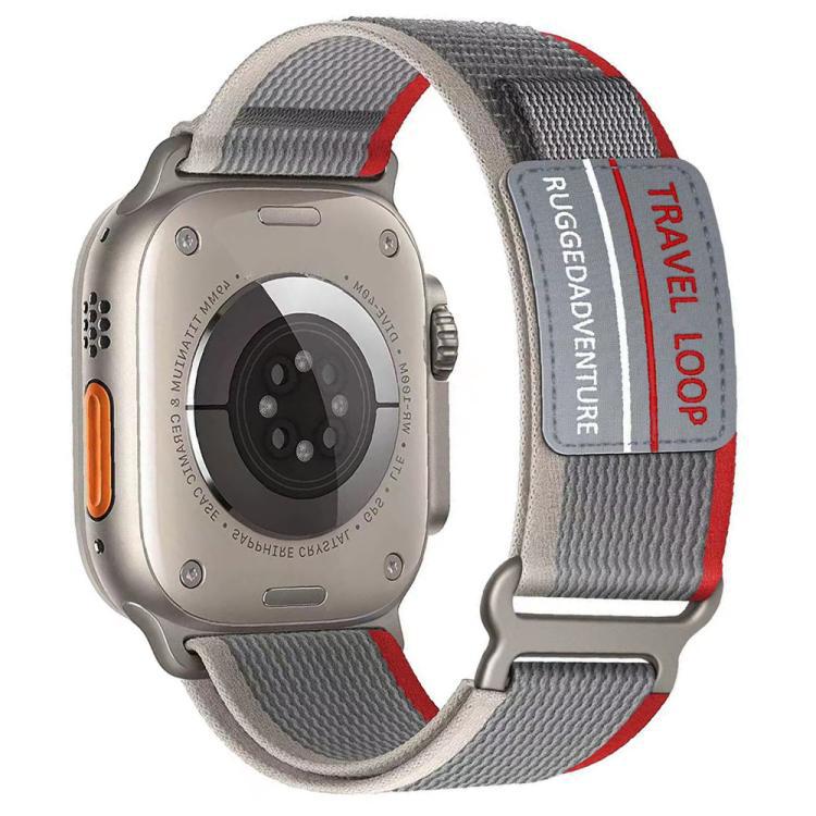 Es adecuado para Apple Watch de doble sección de nylon trenzado correa de hebilla para 38 - 49mm de múltiples tamaños