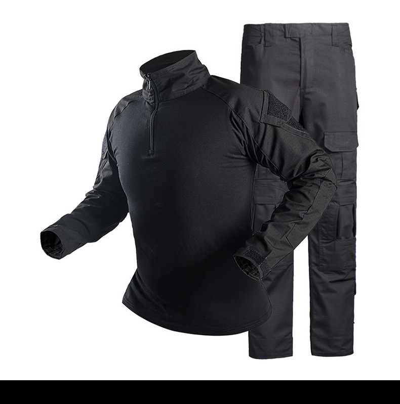 ​Tactical Frog Suit Men's Camo Combat Uniform Set - Long Sleeve Multicam Outdoor Training Gear With Breathable Fabric For Hiking & Survival​_voghion.com