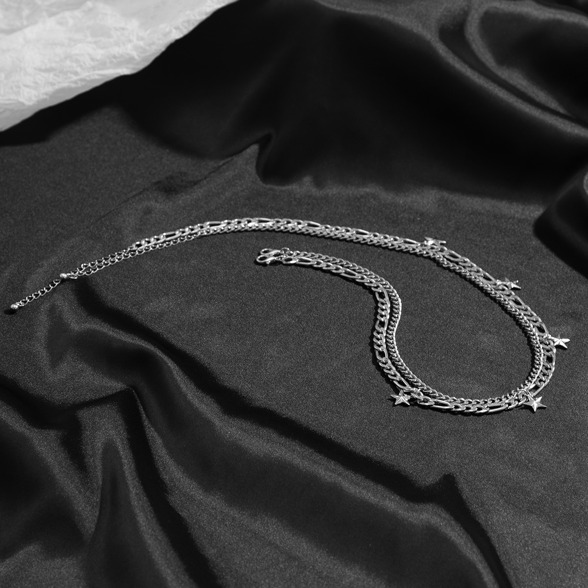 1 Piece Hip-Hop Star Alloy Iron Plating Menu0027S Layered Necklaces