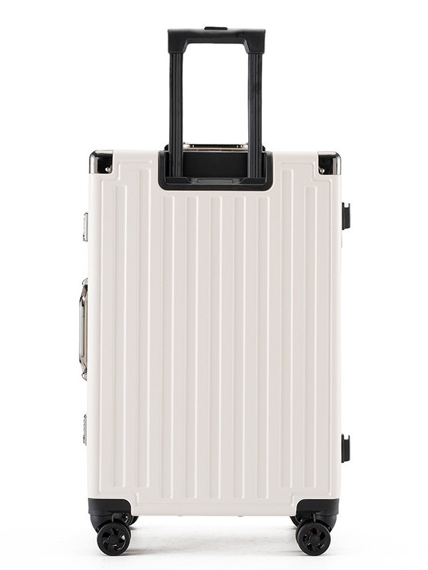 Maleta de equipaje, maleta de mano de 20 pulgadas, maleta con ruedas para hombre, marco de aluminio, equipaje de PC, bolsa de gran capacidad de 26 pulgadas, maleta de viaje para mujer, maleta de cuero