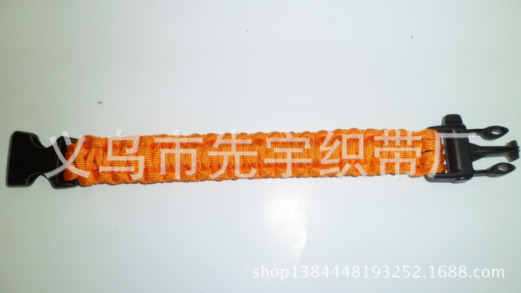 新款塑料扣伞绳 便携式快扣 求生 7芯伞绳手链