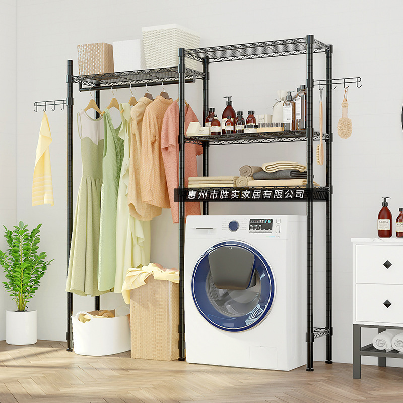 Balcony Washing Machine Storage Rack, Bathroom Floor-Standing Toilet Storage Cabinet, Mobile Floor-Standing Unit