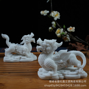 Hanbai Jade Kirin tea pet decoration fish tank landscape Rui beast home creative national fashion Desktop Window Decoration