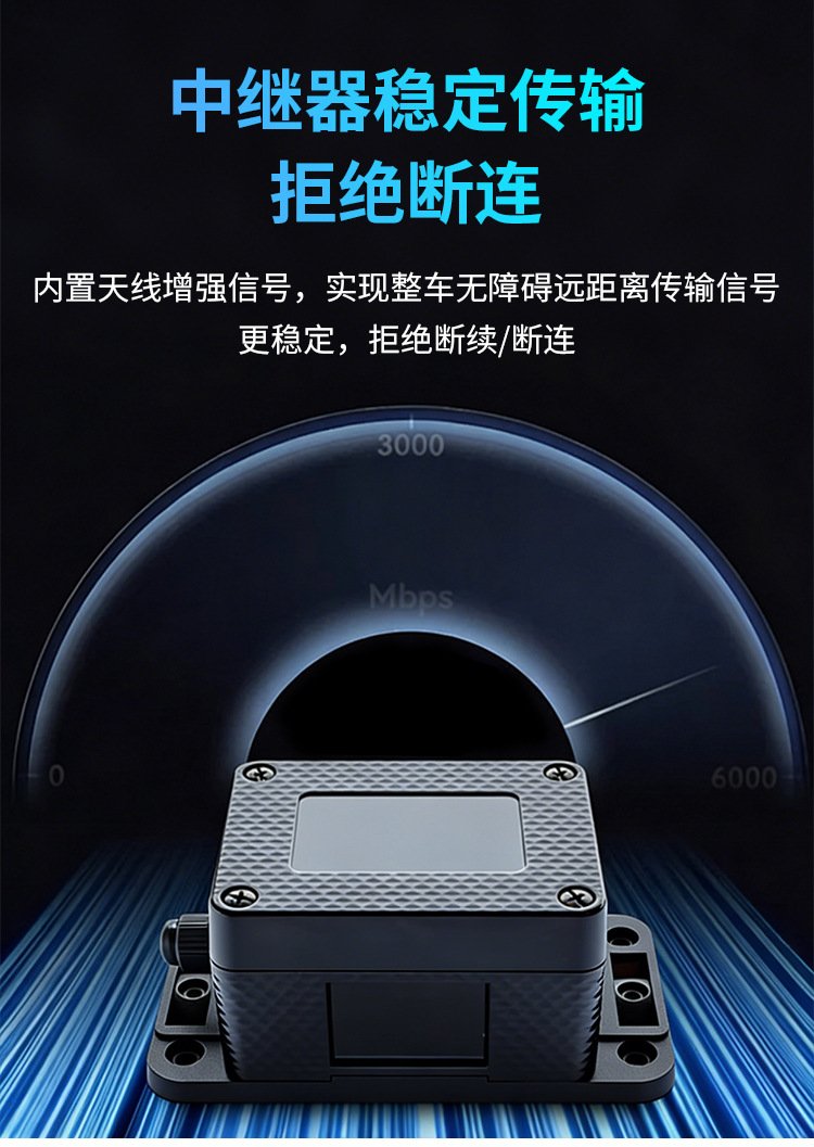 Anruichuang Truck Trailer Tire Pressure Monitor with Internal and External High-Precision Large Screen, 2026 New Model, Dedicated for 14 to 22 Wheels