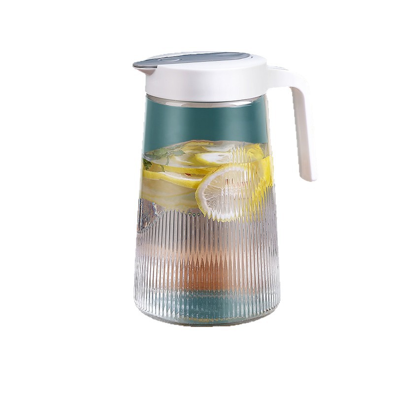 Gran capacidad ins hervidor de agua transparente engrosado hervidor de agua fría conjunto de hervidor de agua fría casero hervidor de jugo de vidrio