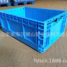 加厚折叠塑料周转箱欧标箱物流运输汽配EU4622折叠箱600*400*220