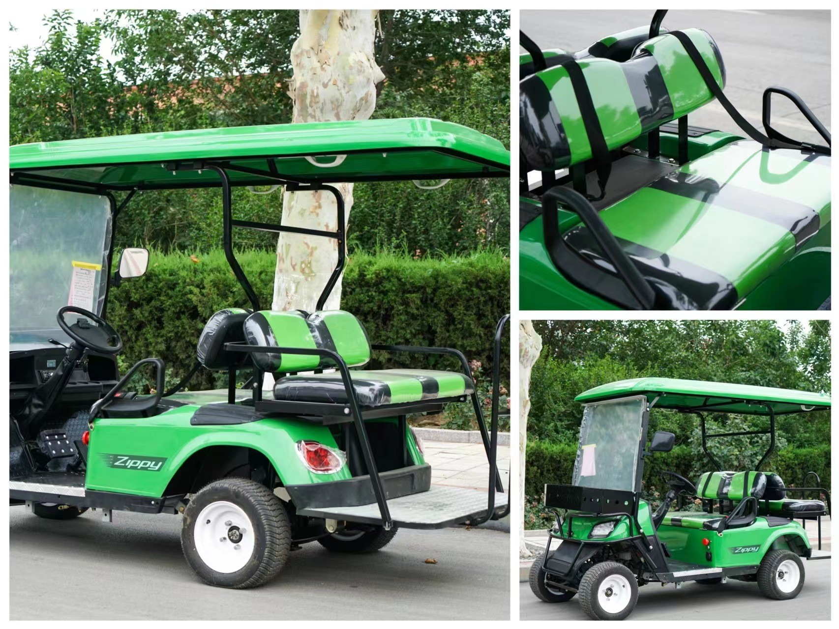 Golf Cart, Four-Wheel Sightseeing Vehicle, Hotel and B&B Property Viewing Tour Bus, Electric Sightseeing Car, Patrol Car