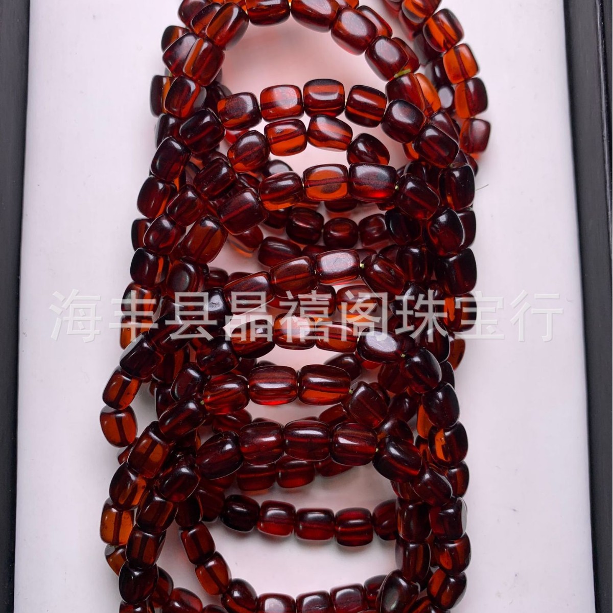 天然琥珀蜜蜡血珀随行手串 形状饱满 百搭时尚手串批发