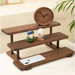 木製多層棚家庭用キッチン調味料収納棚トイレシャンプーバルコニー緑植置棚