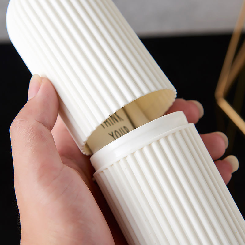 Caja de cepillo de dientes portátil taza de lavado de viaje cepillo de dientes pasta de dientes caja de almacenamiento taza de cepillo de dientes caja de aparatos dentales de viaje tanque de dientes