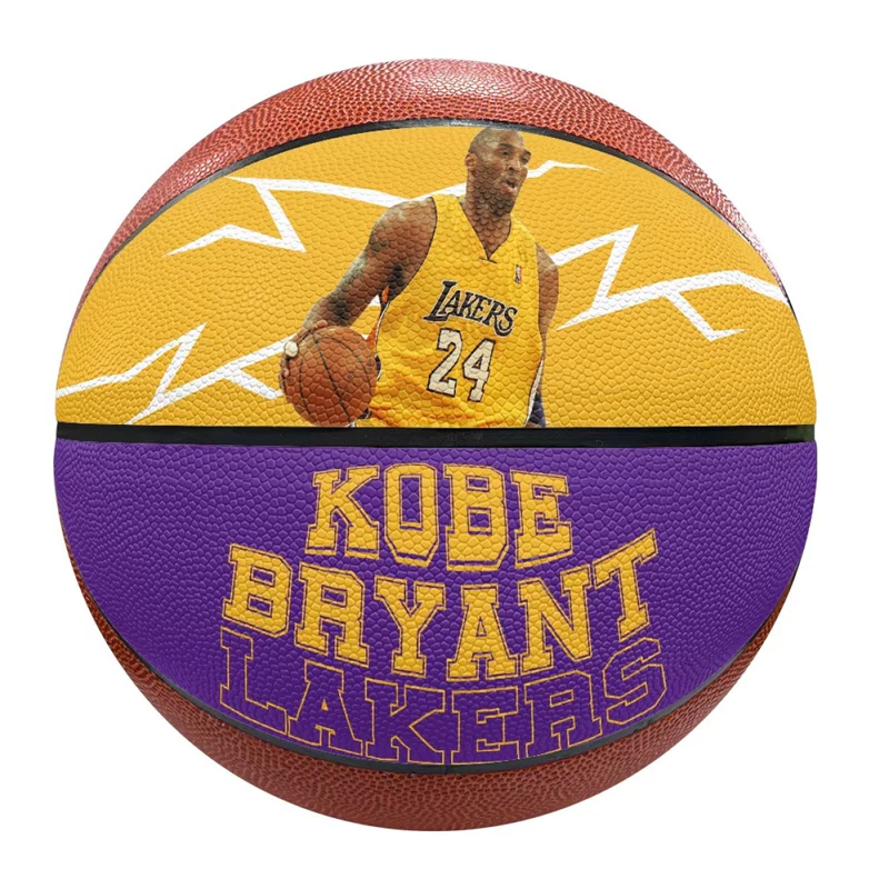Новый товар Kobe Curry Баскетбольный узор печать Мульти -стиль формат № 5 2 -штуки полная -печать мяч