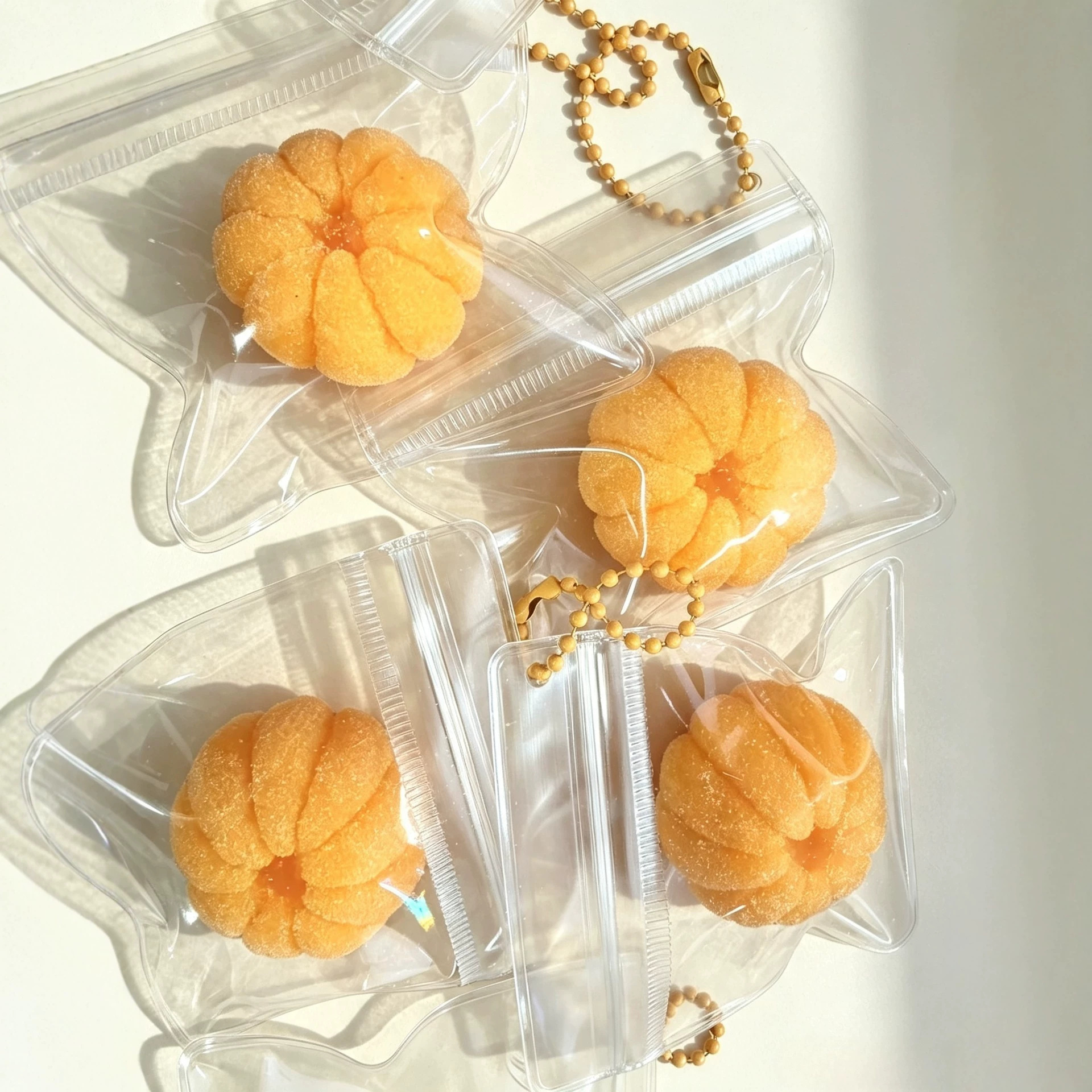 Little Red Book's same style of peeled orange squeeze toy, realistic fruit stress-relief toy with a squishy texture, ugly orange and lemon squeeze toy