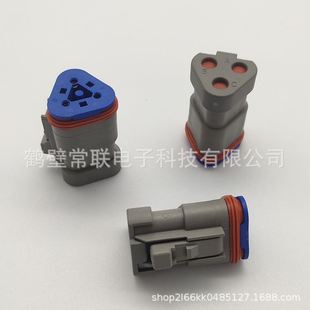 DT06-3S-P006 domestic 3-hole female end sheath with blue clip automotive wiring harness connector plastic shell