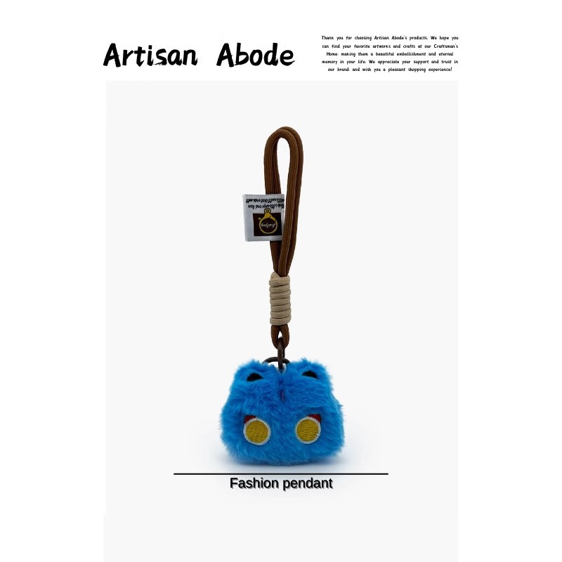 Una pieza de entrega colgante muñeca de felpa bolso colgante llavero muñeca linda mochila escolar colgante regalo gato negro