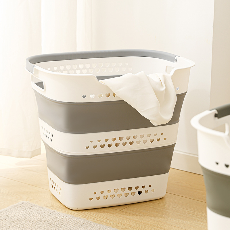 Folding Dirty Clothes Basket Household Dirty Clothes Storage Basket Dirty Clothes Basket Bathroom Laundry Basket Bathroom Clothes Storage Basket