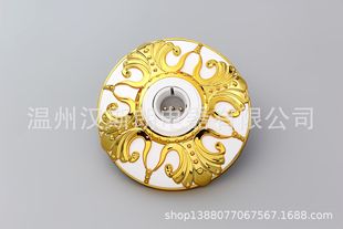 Home Supply Colorfulful Plastic Lamp Holder Lamp Holder Decorative Screw Gold and Silver Two-Colorful Lamp Holder Wholesale