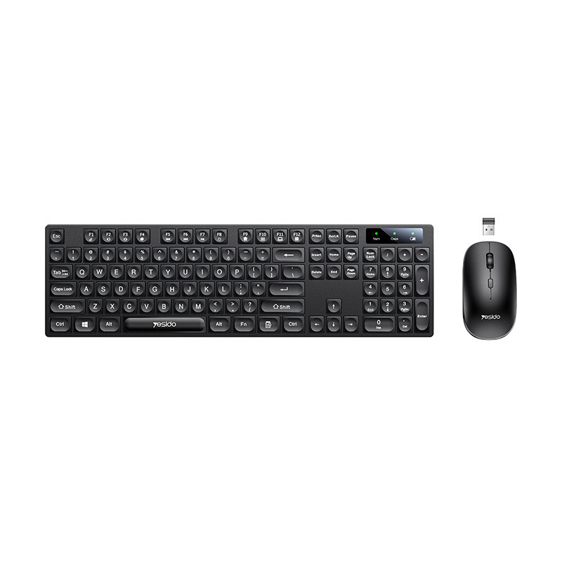 イエシドキーボードとマウスのセット、越境卸売、2.4gノートパソコン、デスクトップパソコン、オフィス、家庭、ビジネス用キーボードとマウスのセット|undefined