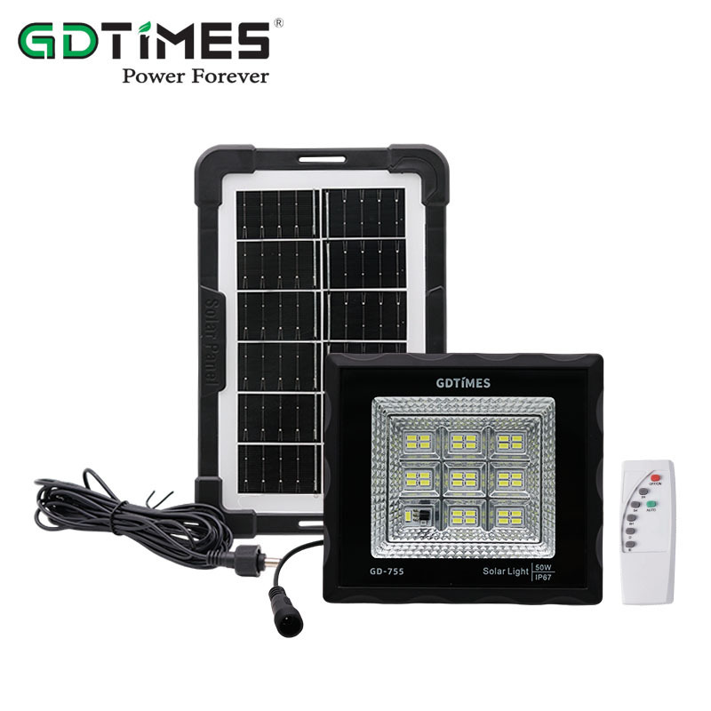 GDTIMES lámpara solar lámpara de patio al aire libre larga duración lámpara solar de inducción del cuerpo humano lámpara de proyección solar