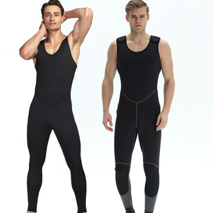 A generation of 3mm diving suit neoprene warm one-piece strap diving pants surfing pants outdoor swimming pants