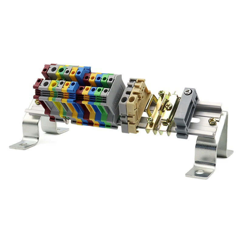 GB алюминиевая направляющая TH35 mm Ширина 7,5 высота DZ47 рельс карты автоматического выключателя C45 электрическая установочная гусеница KT032