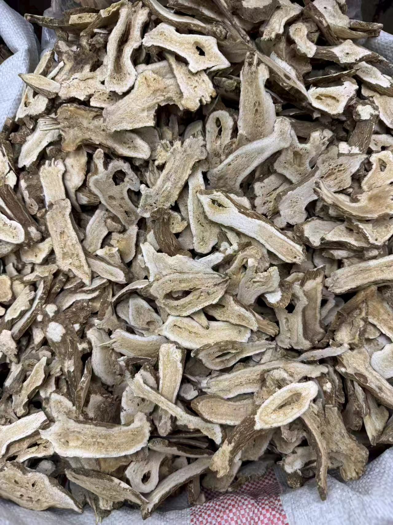 Dried White Atractylodes Rhizome Slices Bai Zhu 1000g Bag Sulfur-Free for Tea and Cooking specifications