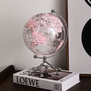 Senshi Transparent Globe Ornaments Light Luxury Living Room Tv Cabinet Office Room Desktop Home Decorations