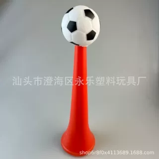 生产定制比赛加油助威手压足球喇叭 按压足球篮球加油喇叭赠品