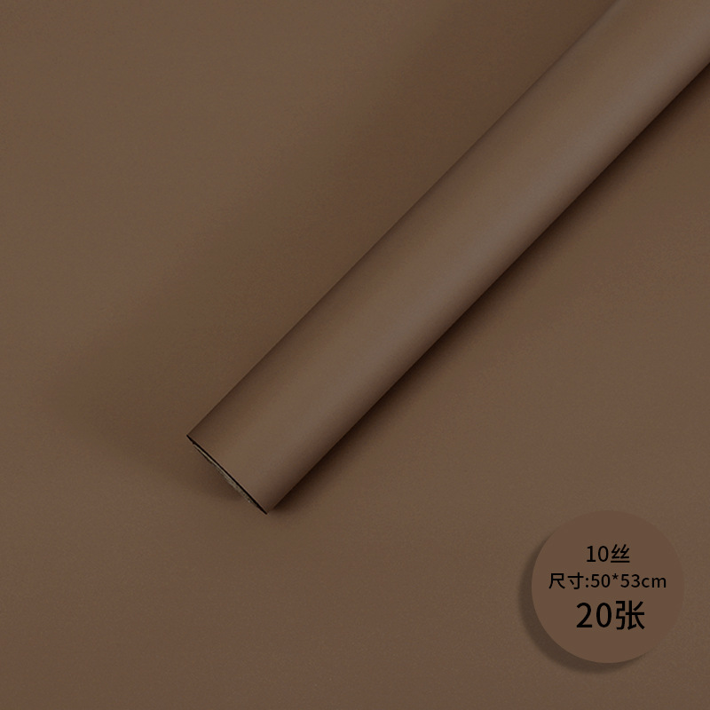 Red popular 10 seda coreana papel de estilo amor mate niebla papel esmaltado espesado impermeable duro florista de papel de envoltura