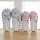 Spring Linen Slippers Couple's Indoor Wear-resistant Slippers Men's Linen Non-slip Slippers Home Floor Mute