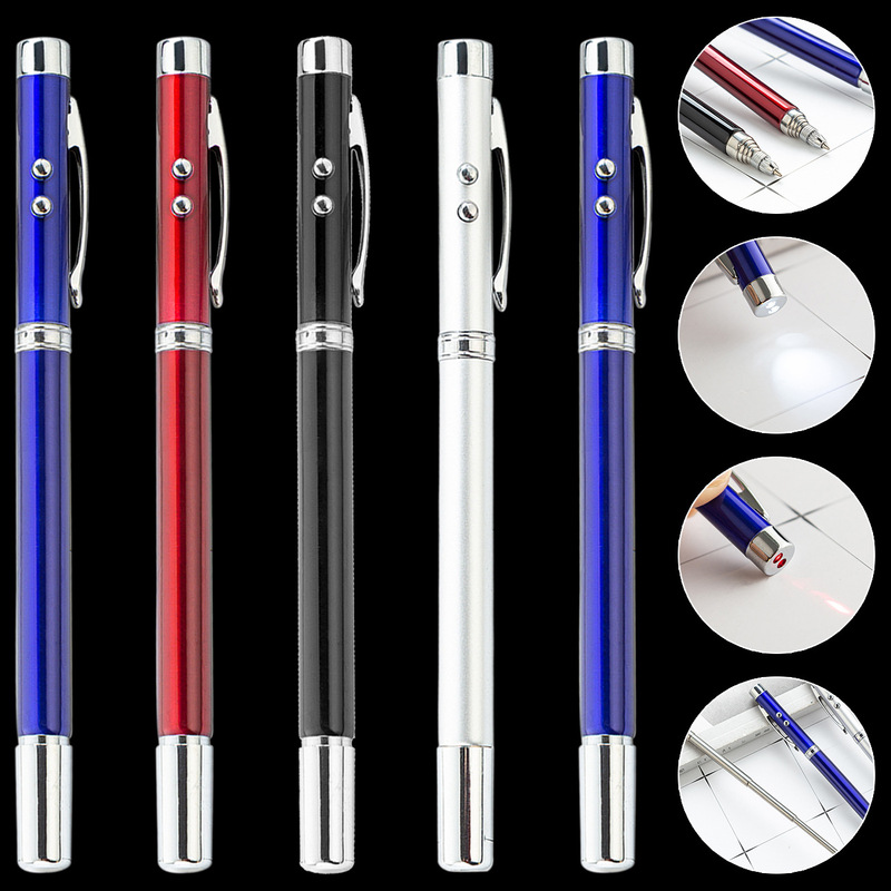 現物伸縮教鞭ペン五合一販売楼レーザー電子ペン教育アンテナペンボールペン印刷ロゴ|undefined