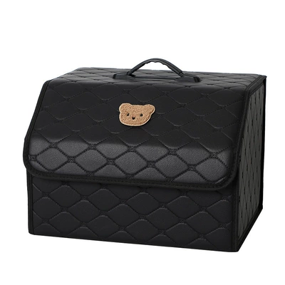 Car trunk storage box Car storage bag/box - large-bear-folding-storage-box-black