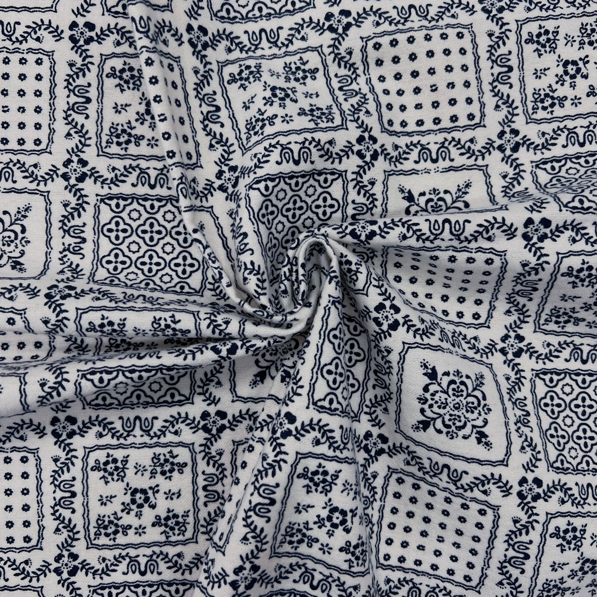 22049#永和花-DZ01-32#浅灰印丈青花