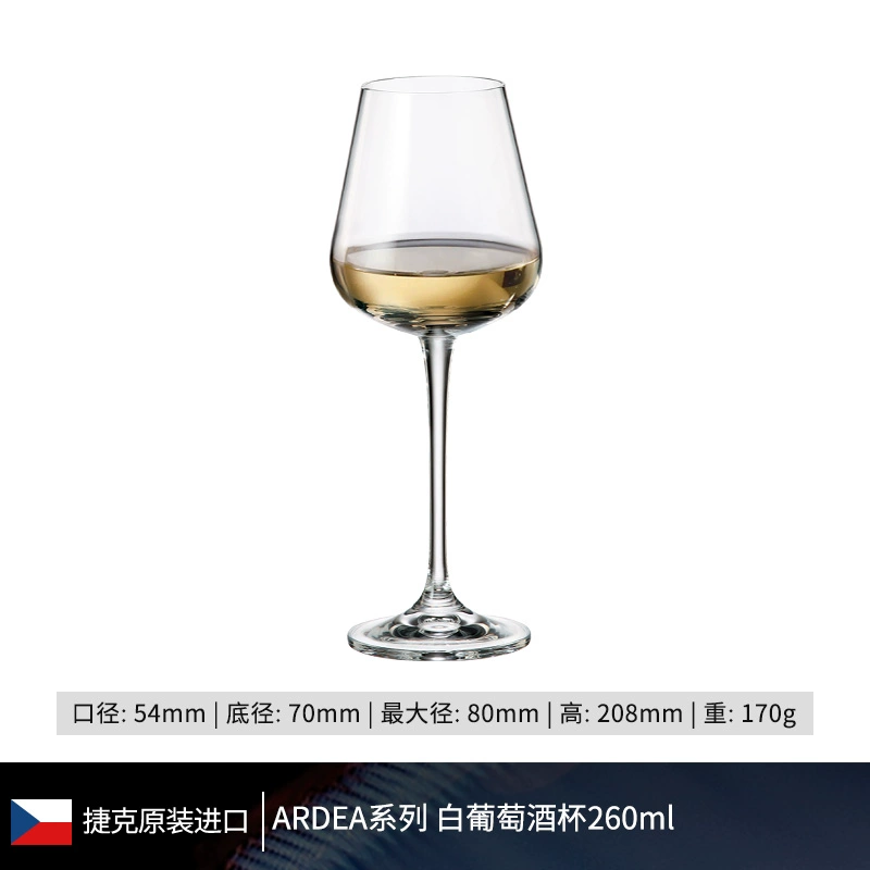 Import crystal eating bib, high-end wineglass, creative set