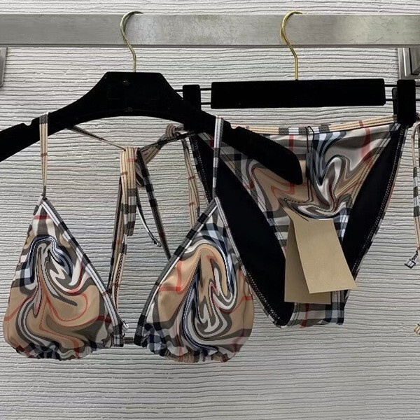 Cross-Border Swimwear Customization Products: Triangle Two-Piece Swimsuit, Tie-Dye Bikini, Loose-Fitting European and American Style Beach Halter Top Cross-Border Swimwear Customization Products: Triangle Two-Piece Swimsuit, Tie-Dye Bikini, Loose-Fitting European and American Style Beach Halter Top