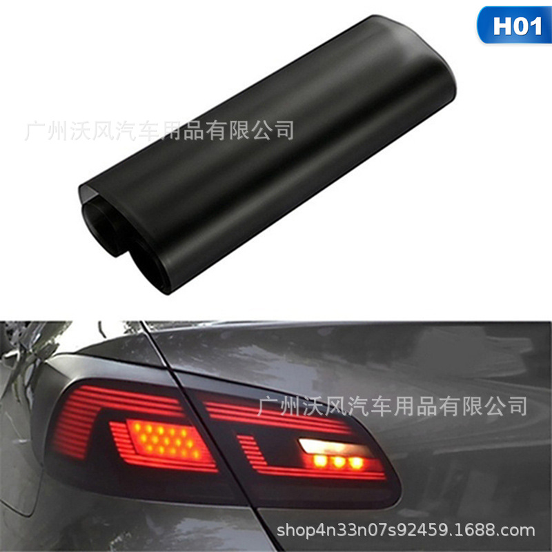 30*150cm lám niebla l coche película mate negro faro luz trasera coración d469