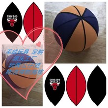 定制色号LOGO图案6cm橡胶高弹力迷你小号空心篮球小孩子学生奖品