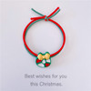 Christmas hair rope, ponytail, cute decorations