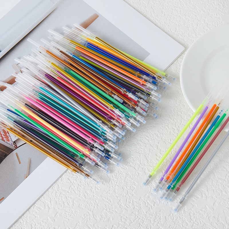 Repuestos de Bolígrafo de Gel Múltiples Colores Set de 12 24 36 48 60 100 Colores de Plástico para Arte y Graffiti image 14