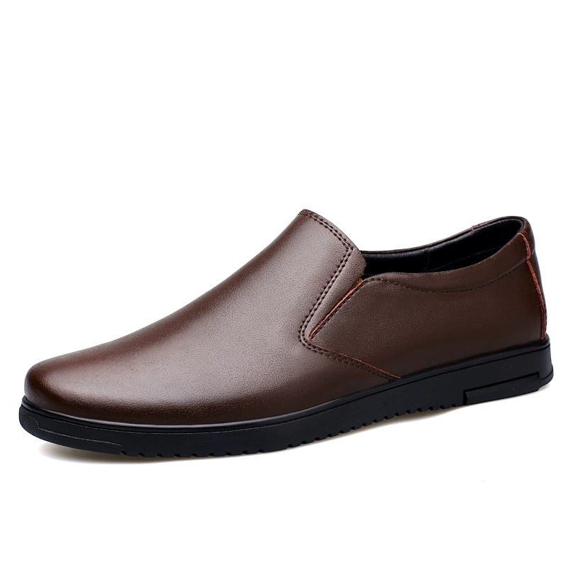 Мужские лоферы 80088, слипоны, плоские повседневные туфли, весна-лето, низкие слипоны, кожаные туфли для вождения