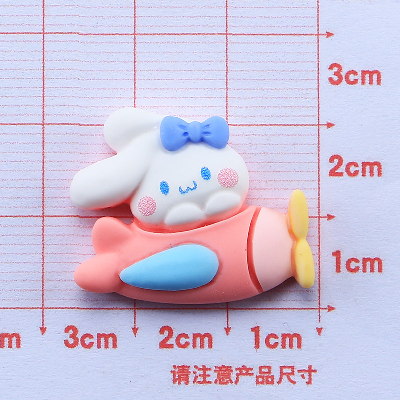 Dibujos Animados creativo animal aviones resina accesorios lindo DIY crema de goma teléfono caso accesorios diadema accesorios material