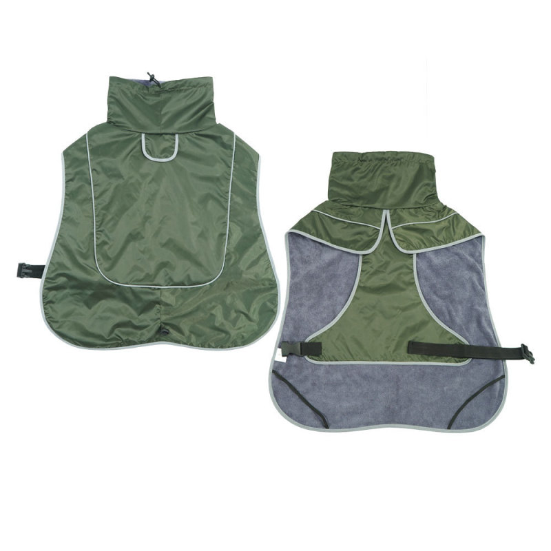 跨境宠物用品边牧金毛大型犬衣服冬季保暖宠物冲锋衣防水狗狗雨衣|undefined